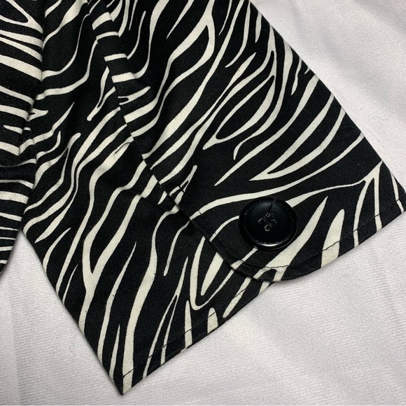 Elementz Zebra Print Blazer/ Jacket Size L - Picture 5 of 12